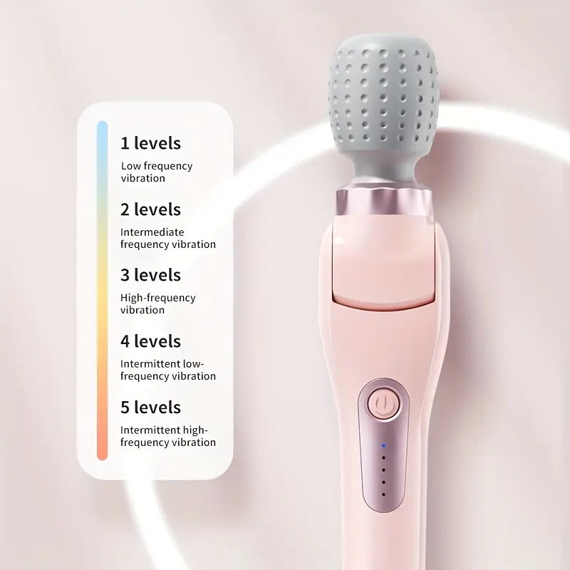 180° Foldable Body Massager – Rechargeable Handheld Massage Wand for Head-to-Toe Relaxation